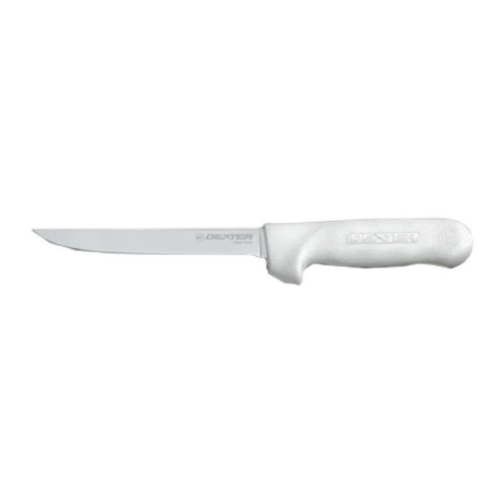 Dexter Russell S136F-PCP 6 Inch Flexible Boning Knife High Carbon Steel White Handle Dexter Russell S136F-PCP 6 Inch Flexible Boning Knife High Carbon Steel White Handle