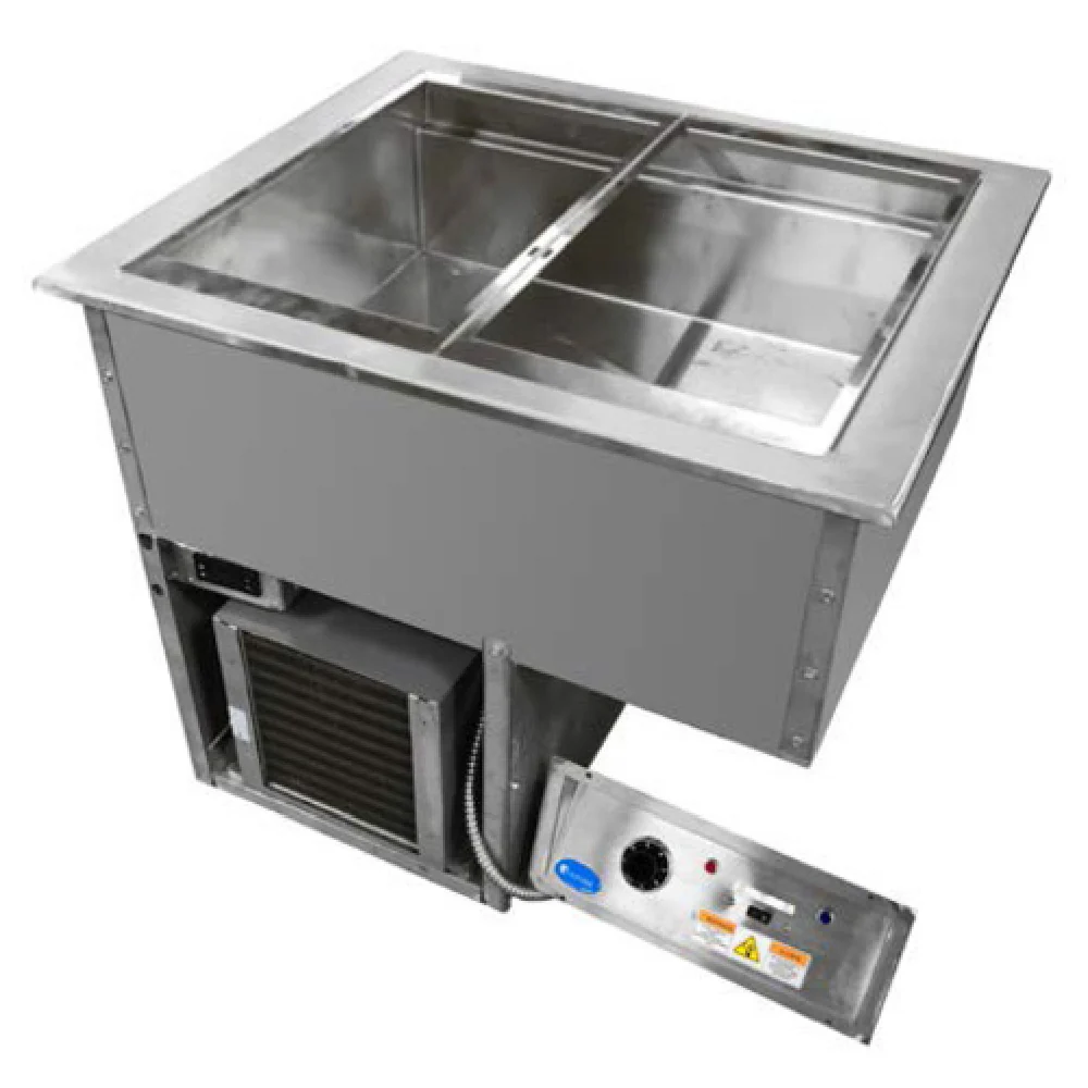 Randell RCHB-3-208-AF 46 Inch Drop-In Electric Hot Cold Food Unit with Three Pan Size