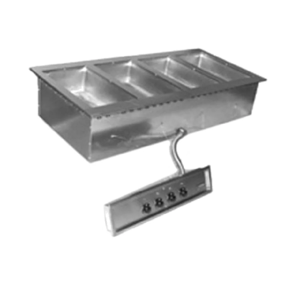 Eagle SGDI-4-240T 12 Inch Hot Food Well Unit Electric Drop-in with Thermostatic Controls