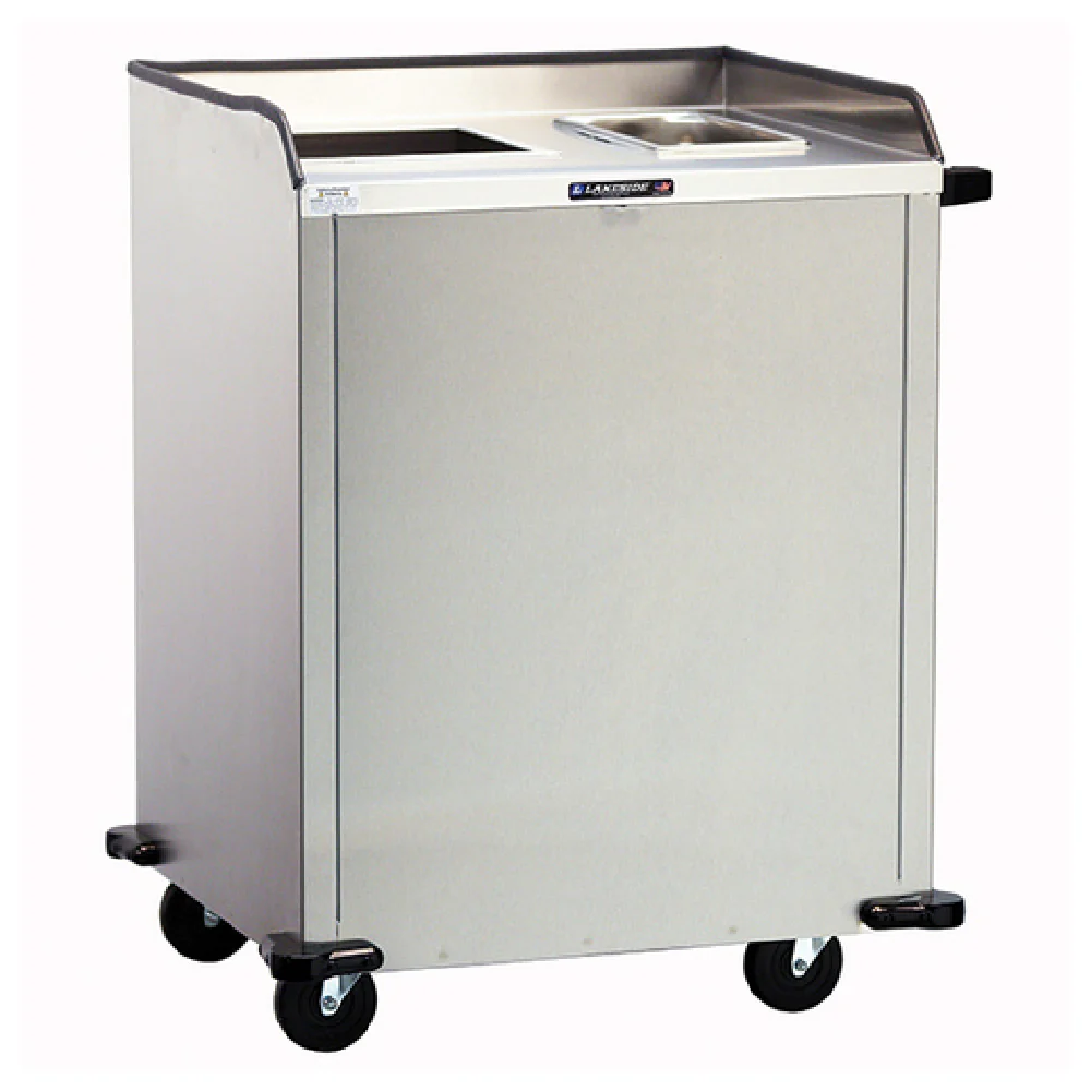Lakeside 160715 28-5/8 Inch Breakfast Cereal Disposal Station with Sink Stainless Steel Lakeside 160715 28-5/8 Inch Breakfast Cereal Disposal Station with Sink Stainless Steel