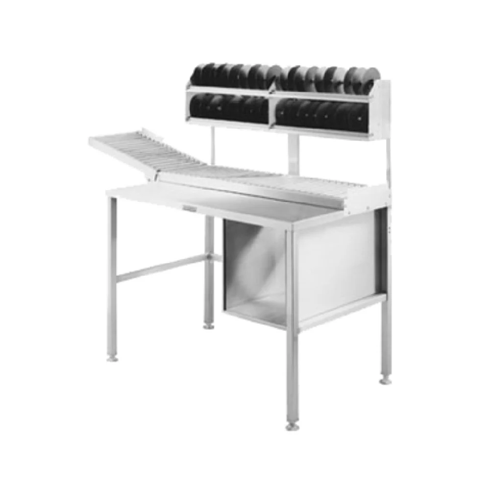 Optional 36 Inch Stainless Steel Adjustable Roller Table for Wrap Station, Hobart HRT5-3