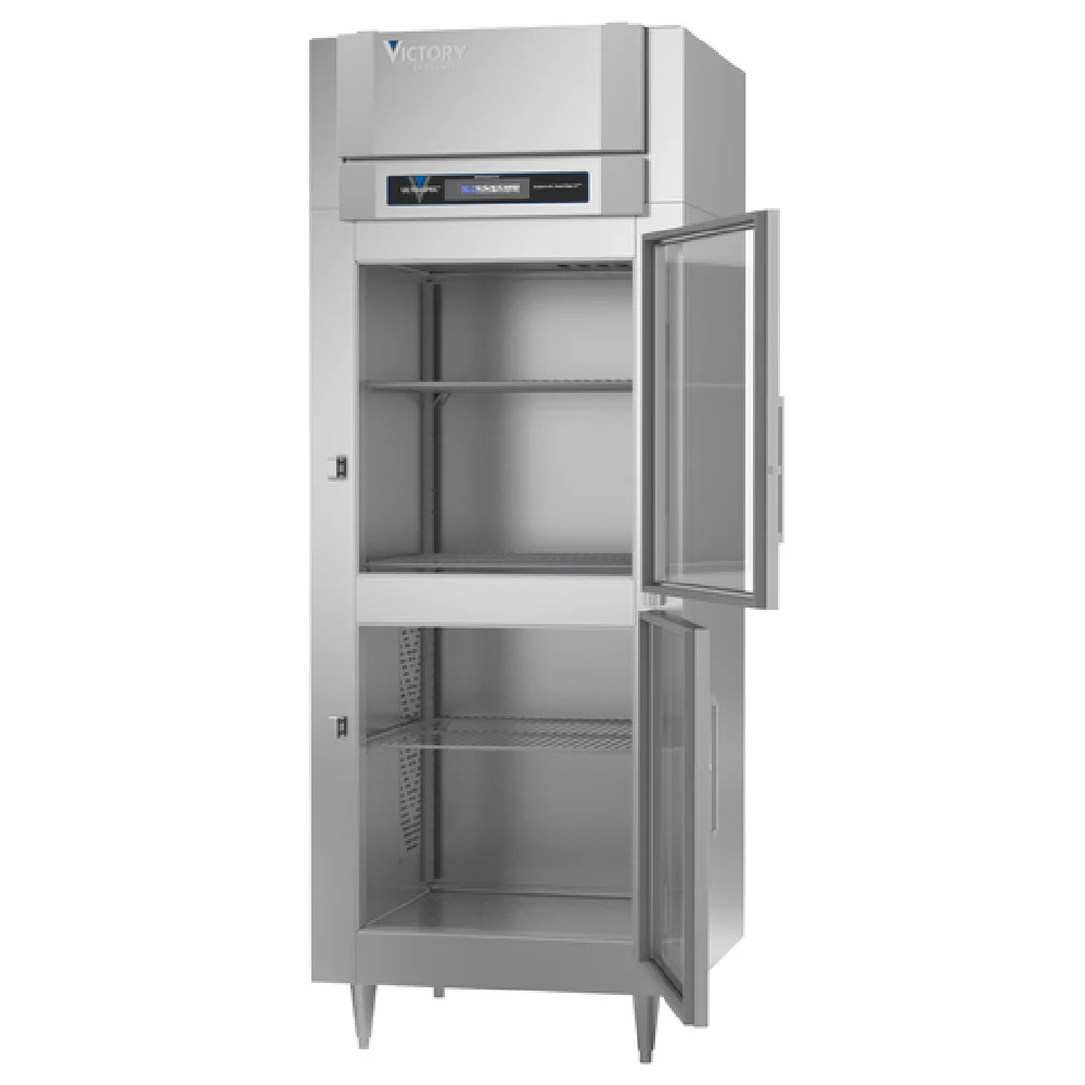 Victory RS-1D-S1-EW-HG-HC 31 Inch Reach-In Refrigerator 24.08 cu. ft. with Glass Doors Victory RS-1D-S1-EW-HG-HC 31 Inch Reach-In Refrigerator 24.08 cu. ft. with Glass Doors
