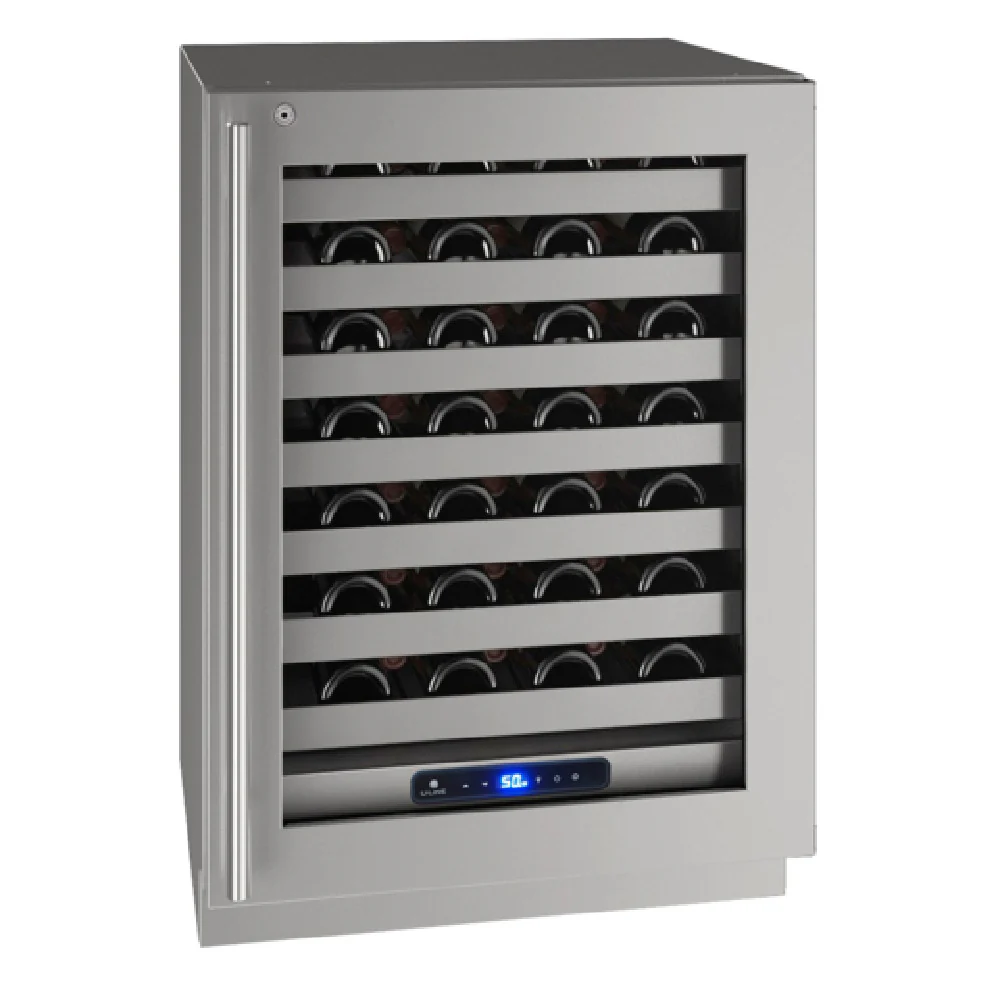 U-Line Corporation UHWC524-SG41A 22-Inch Wine Cellar Cabinet Stainless Steel with Locking Glass Door