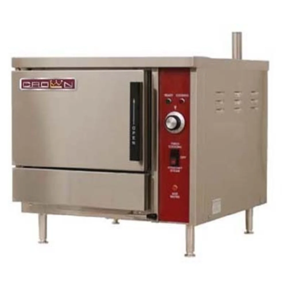 Crown EPX-5_240/60/1 24 Inch Electric Convection Steamer Boilerless Stainless Steel