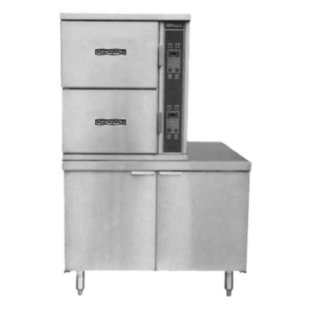 Crown Steam SCX-2-24_120/60/1 24 Inch Convection Steamer Electric with Steam Coil