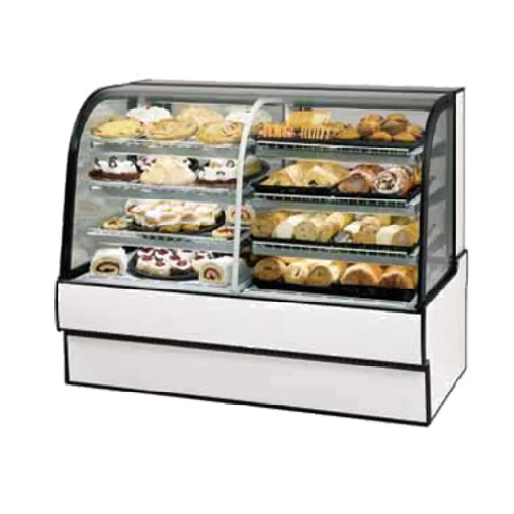 Federal Industries CGR5948DZ 59 Inch Curved Glass Dual Zone Bakery Case Refrigerated and Non-Refrigerated Federal Industries CGR5948DZ 59 Inch Curved Glass Dual Zone Bakery Case Refrigerated and Non-Refrigerated