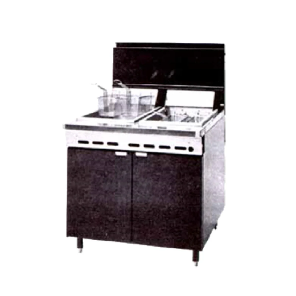 Montague Company RF240 36 Inch Dual Fryer Gas Heavy-Duty with 220000 BTU
