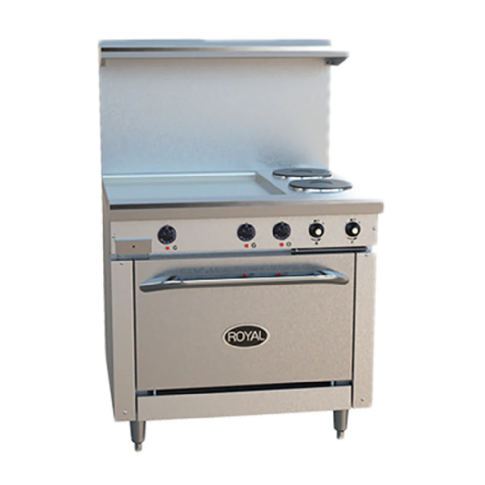 Royal Range Of California RRE-2GT24_208/60/1 Restaurant Range Electric 36