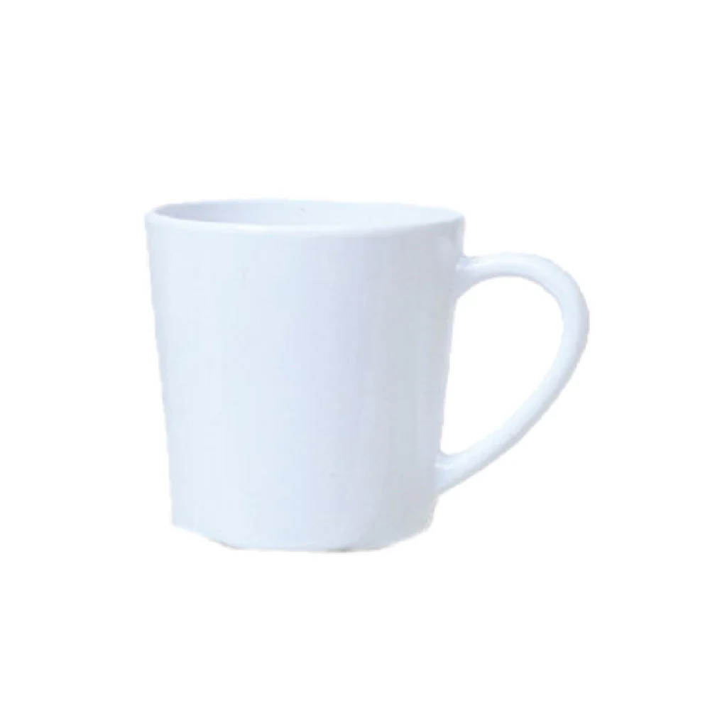 GET Enterprises C-107-W Cup 8 Oz White Break-Resistant Melamine 3-1/4 Inch