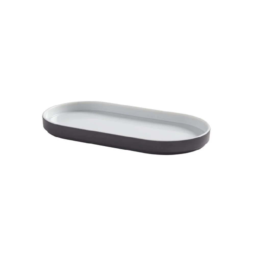 American Metalcraft UPLR10GE 10-1/2 Inch Oval Platter BPA Free Melamine Graphite