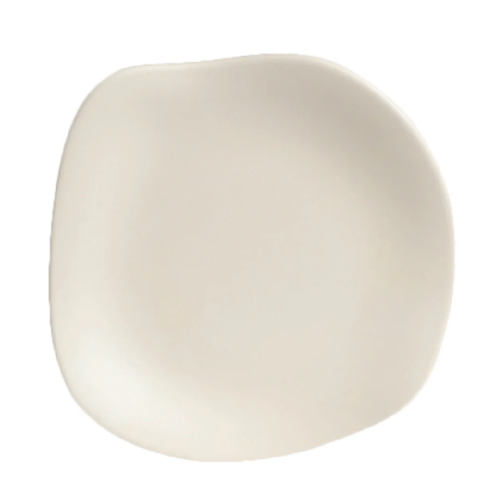 Steelite 7002DD026 7 Inch Break Resistant Melamine Plate Beige Dishwasher Safe