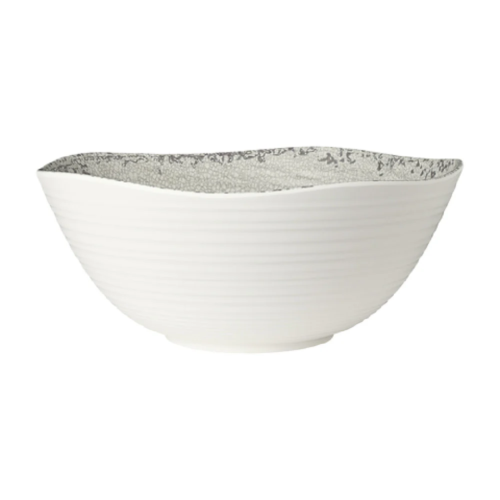 Steelite 7194TM044 14 Inch 2.0 Gal Large Round Bowl Melamine Pompeii Stone Steelite 7194TM044 14 Inch 2.0 Gal Large Round Bowl Melamine Pompeii Stone