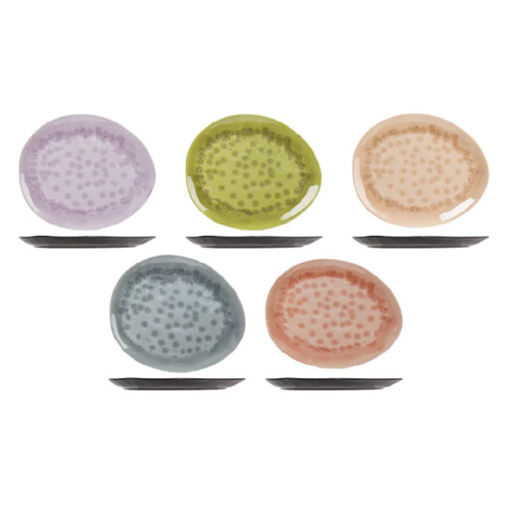 Tableware Solutions USA 5321028 27Cm Dia Pebble Oval Plate Melamine Dishwasher Safe