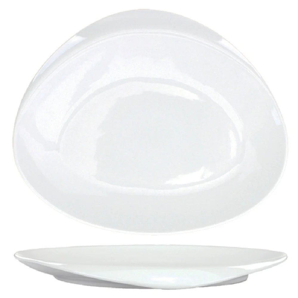 International Tableware VL-6 6 Inch Plate Round Organic Lead Free Porcelain