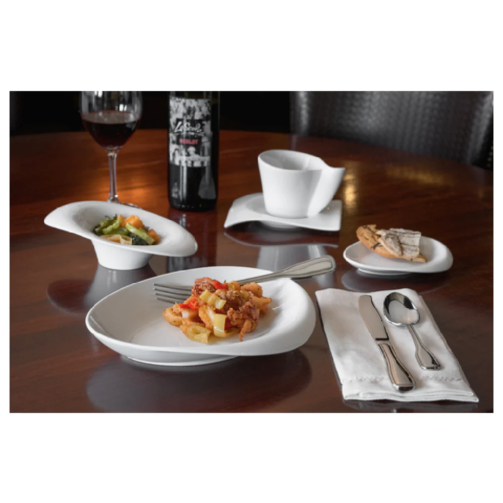 International Tableware VL-6 6 Inch Plate Round Organic Lead Free Porcelain International Tableware VL-6 6 Inch Plate Round Organic Lead Free Porcelain