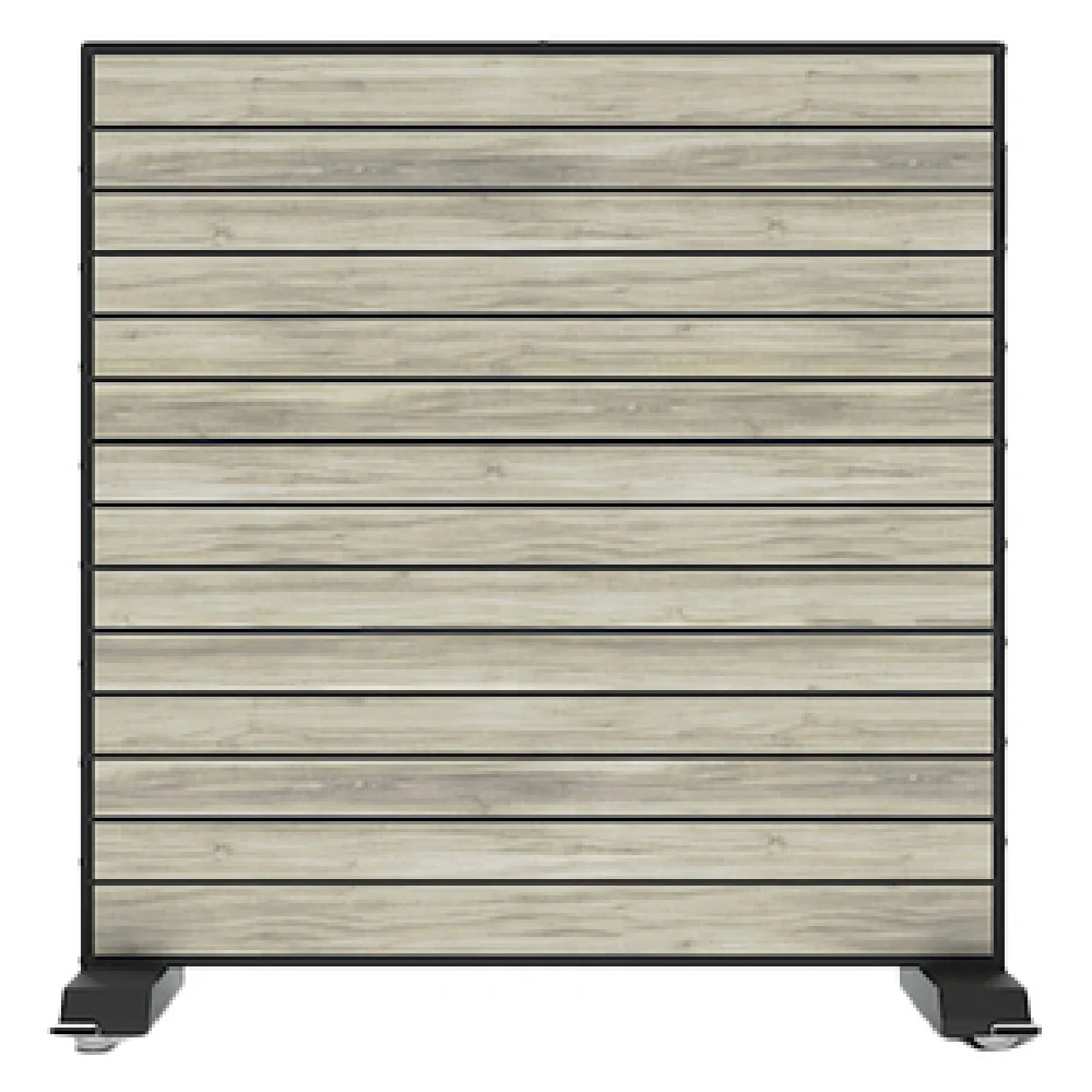 Forbes Industries 7870-6 73-3/4 Inch Aspen Series Mobile Partition with High Pressure Laminate Finish