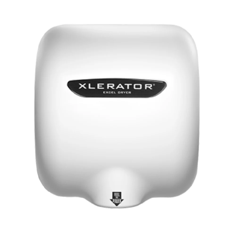 Excel Dryer XL-BW_208-277/50/60/1 11 Inch Automatic Sensor Hand Dryer White with Thermoset Resin