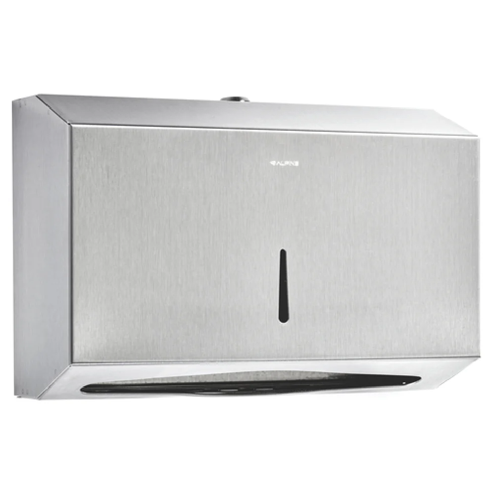 Alpine Industries ALP481S 11 Inch Towel Dispenser with Lock Stainless Steel