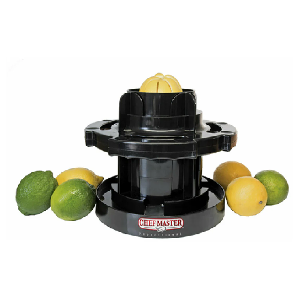 Chef Master 90023 8 Section Citrus Wedger with Non-skid Rubber Feet Black Chef Master 90023 8 Section Citrus Wedger with Non-skid Rubber Feet Black