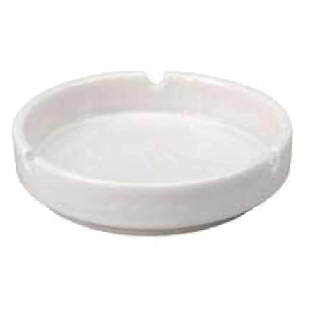 Vertex China SAU-AT-Y 4-1/2 Inch Ash Tray China with 3 Snuff Slots Vertex China SAU-AT-Y 4-1/2 Inch Ash Tray China with 3 Snuff Slots