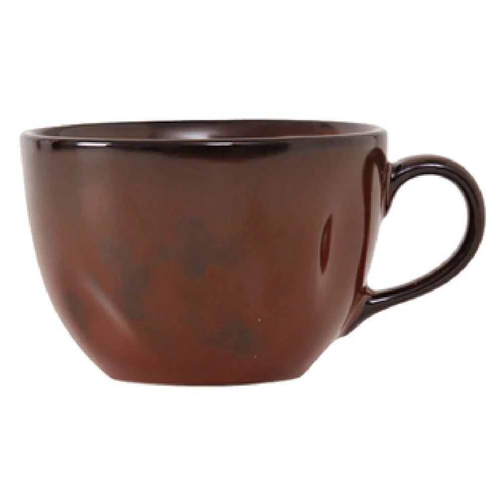 Tuxton GAR-083 10-1/2 Oz Cup with handle Ceramic Red Rock