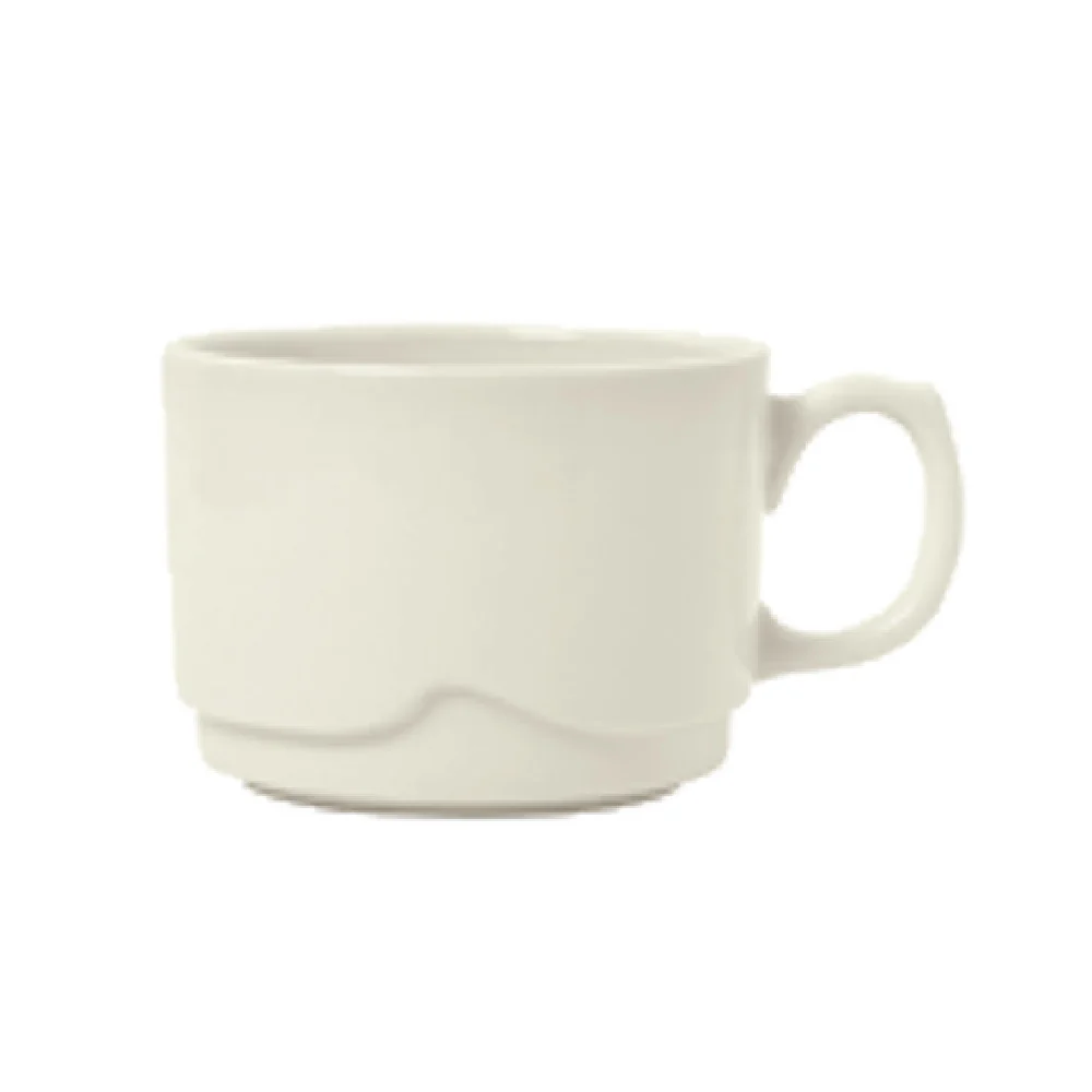 Libbey 902903001 3 Oz Cup Flint Pattern Stackable China 3-1/2 Inch Diameter