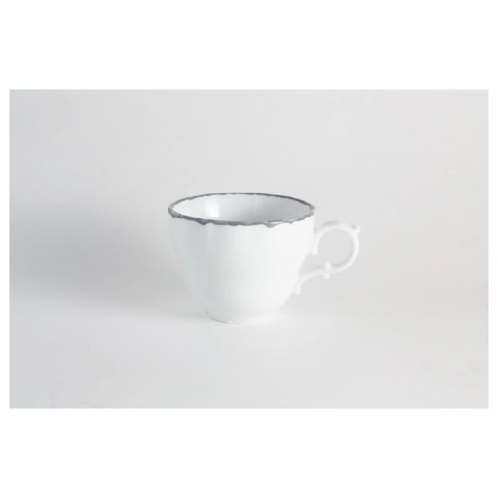BauscherHepp 455259-380399 3.04 Oz. Demitasse Cup with handle Porcelain Cosy Cottage grey BauscherHepp 455259-380399 3.04 Oz. Demitasse Cup with handle Porcelain Cosy Cottage grey