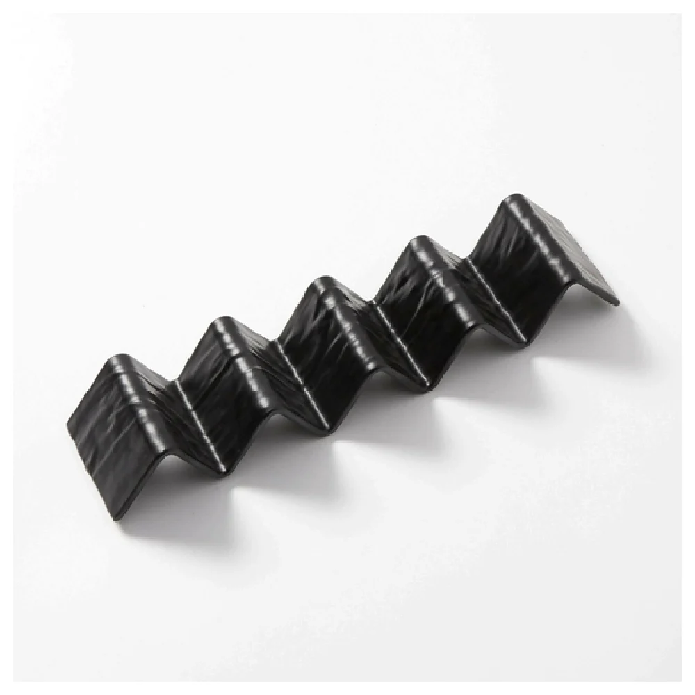 American Metalcraft THMB5 13-1/4 Inch Taco Holder Melamine Faux Slate 4 or 5 Sections American Metalcraft THMB5 13-1/4 Inch Taco Holder Melamine Faux Slate 4 or 5 Sections