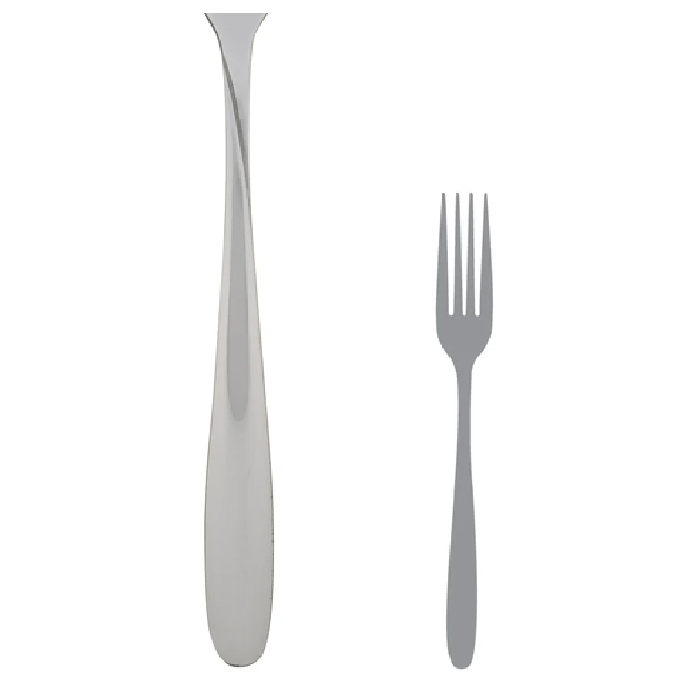 Steelite 5709SX023 7-1/8 Inch Salad Fork 18/0 Stainless Steel with Moon Finish