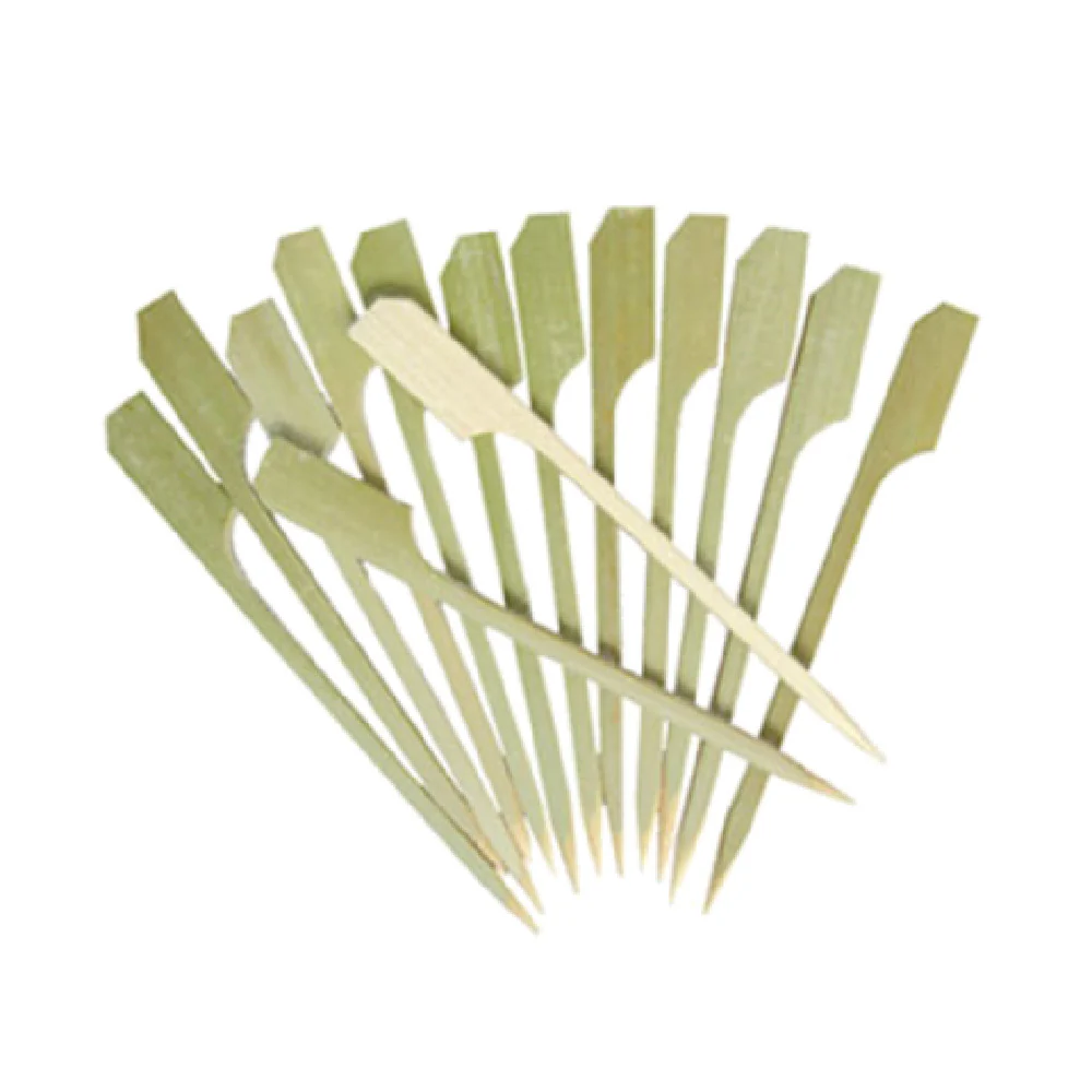 Town 51613 3-1/2 Inch Paddle Wood For Garnishing Bamboo Eco-Friendly 50 Packs