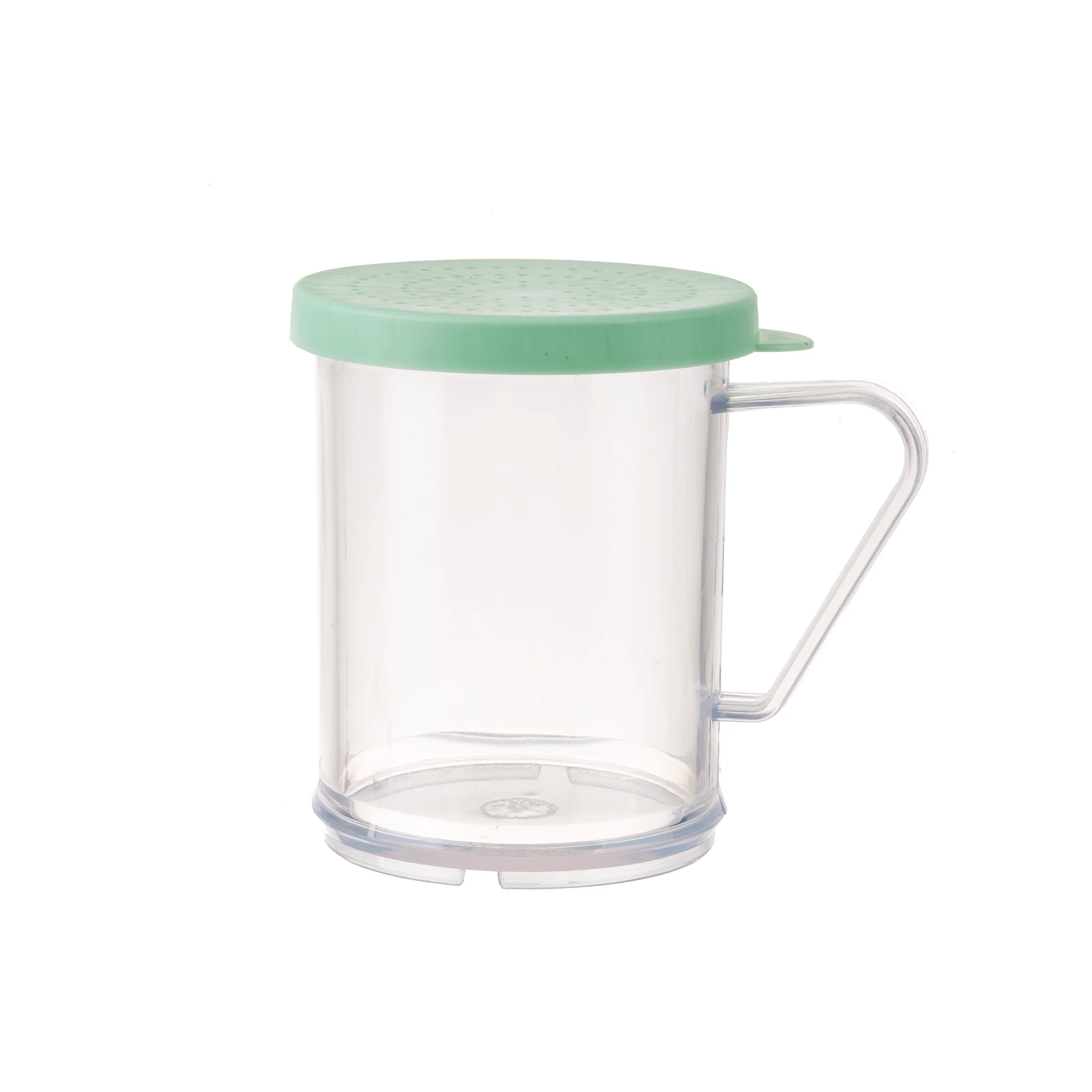 Tablecraft 166B 10 Oz Dredge/Shaker For Fine Ground Spices Poly Green Lid Tablecraft 166B 10 Oz Dredge/Shaker For Fine Ground Spices Poly Green Lid