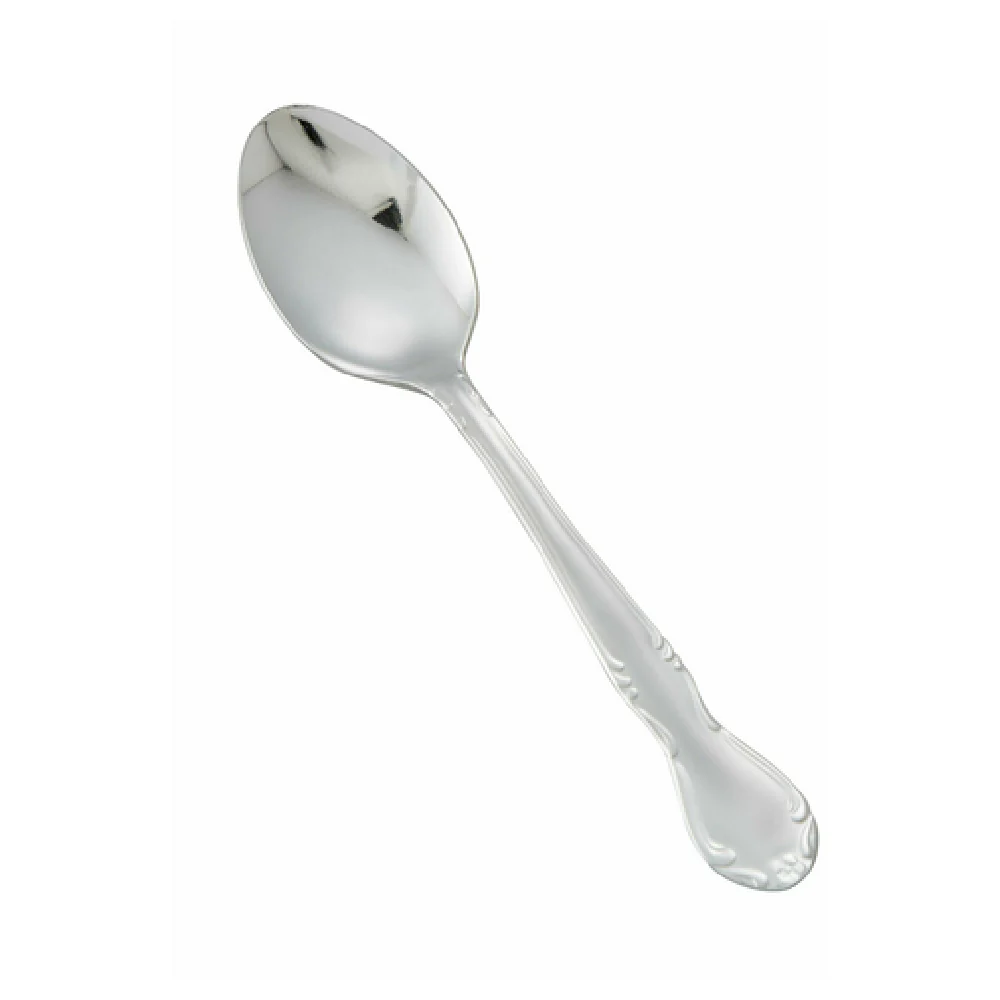 Winco 0024-01 6-1/4 Inch Teaspoon Heavy Weight Mirror Finish Stainless Steel