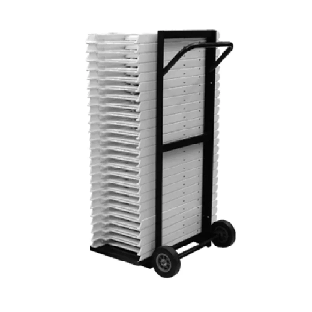 Forbes Industries HD-PME 32 Inch Chair Truck Heavy Duty Steel Frame Transports 50 Chairs