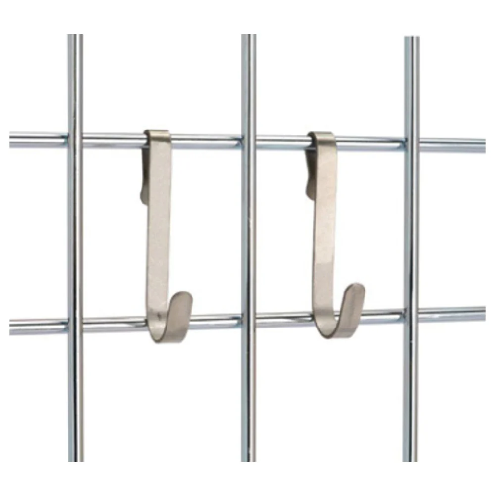 1880 Hospitality FWMHOOKSS 0.5 Inch Stainless Steel Wall Grid J Hooks with NSF 12 Packs 1880 Hospitality FWMHOOKSS 0.5 Inch Stainless Steel Wall Grid J Hooks with NSF 12 Packs