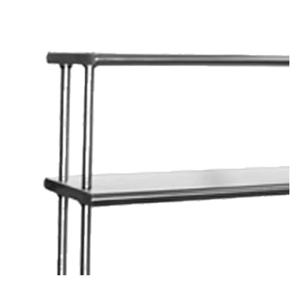 Eagle 421084 84 Inch Flex-Master Overshelf System Table Mount Stainless Steel Eagle 421084 84 Inch Flex-Master Overshelf System Table Mount Stainless Steel