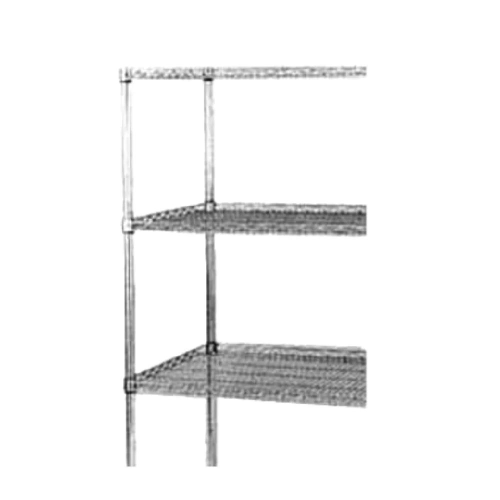 Metro HDM2424NC 24 Inch Drop Mat Shelf Wire Chrome with Built in Ledge Metro HDM2424NC 24 Inch Drop Mat Shelf Wire Chrome with Built in Ledge