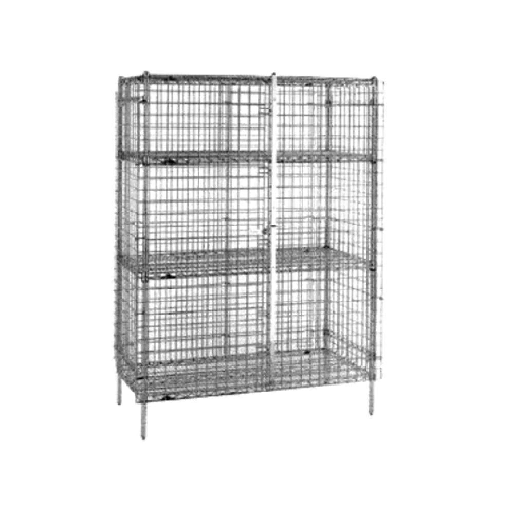 Metro SEC35CQ 50-1/2 Inch Chrome Plated Security Unit Wire Construction with No Shelves