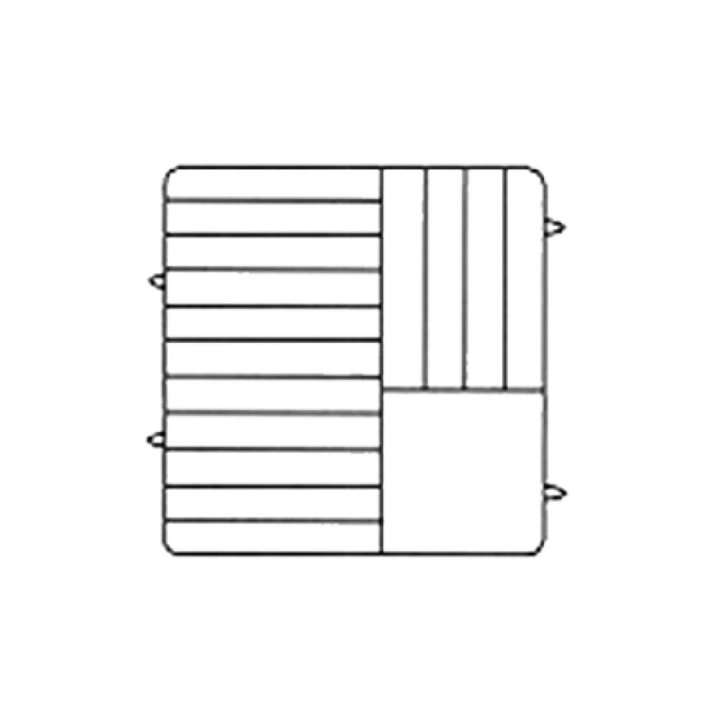 Vollrath PM1510-5-06 9 to 10-3/4 Inch Plate Crate Dishwasher Rack with Extenders Vollrath PM1510-5-06 9 to 10-3/4 Inch Plate Crate Dishwasher Rack with Extenders