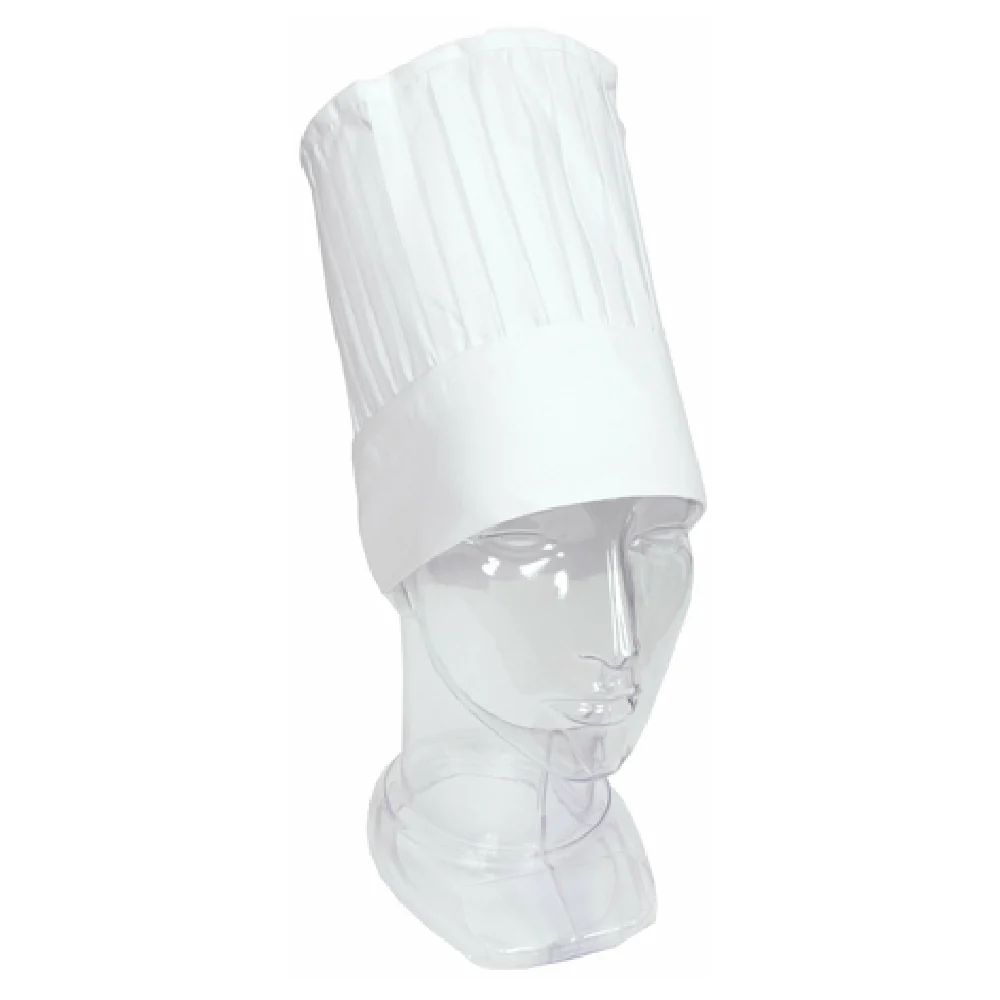 CHEU0WH Chef's Hat Toque European Style White 10 Inch – 24 Packs CHEU0WH Chef's Hat Toque European Style White 10 Inch – 24 Packs