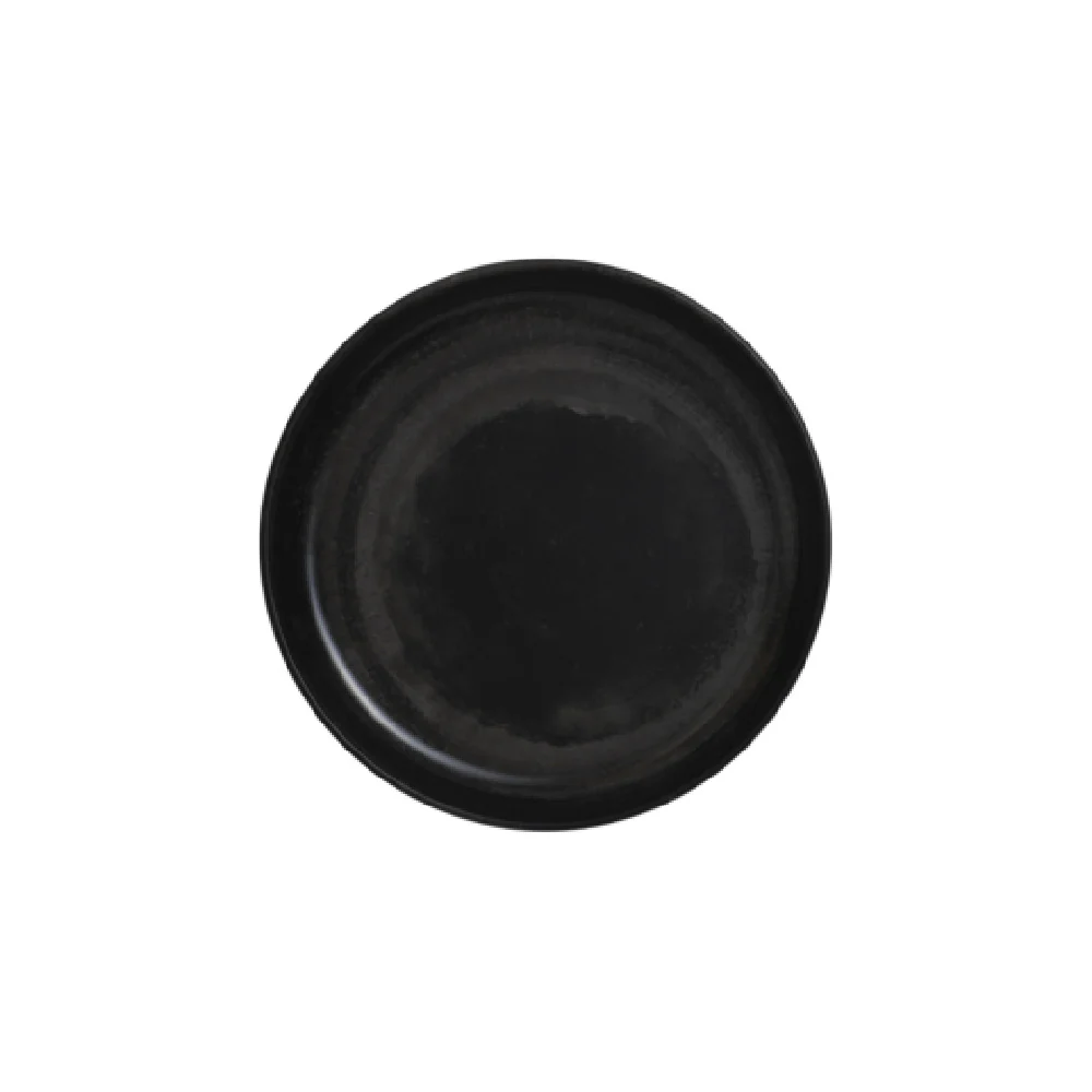Steelite 7803ZM6004 6.25 Inch Raven Round Melamine Plate - 1 Dozen