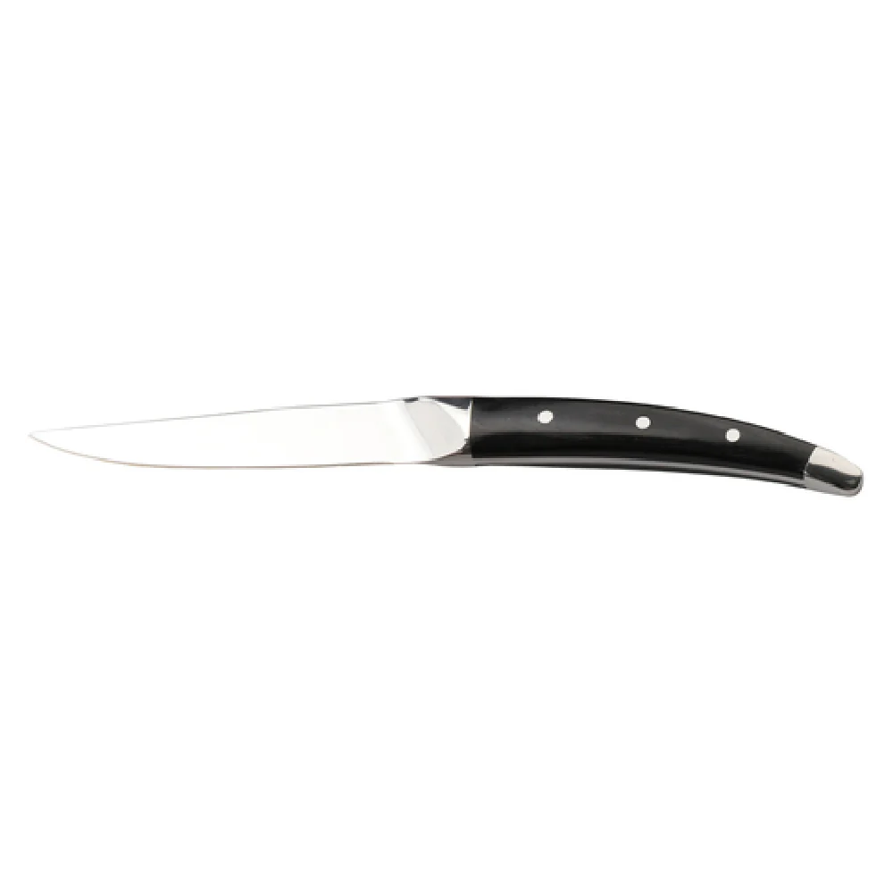 Steelite 5395S056 5-1/8 Inch Blade 9-3/8 Inch Overall Forged Steak Knife Black Wood
