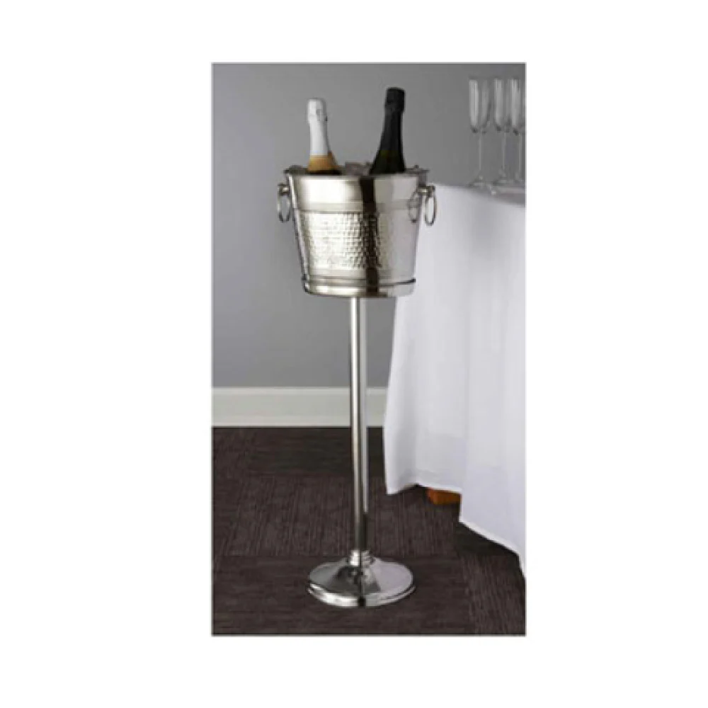 American Metalcraft OWBS 5-3/4 Inch Wine Bucket Stand Silver Metal American Metalcraft OWBS 5-3/4 Inch Wine Bucket Stand Silver Metal