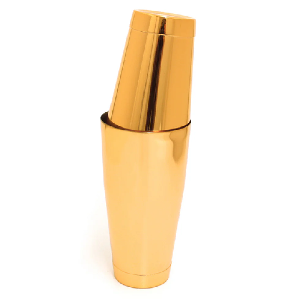 Spill-Stop 803-22 28 Oz to 18 Oz Shaker Can Set Reinforced Bottom Gold Plated Spill-Stop 803-22 28 Oz to 18 Oz Shaker Can Set Reinforced Bottom Gold Plated