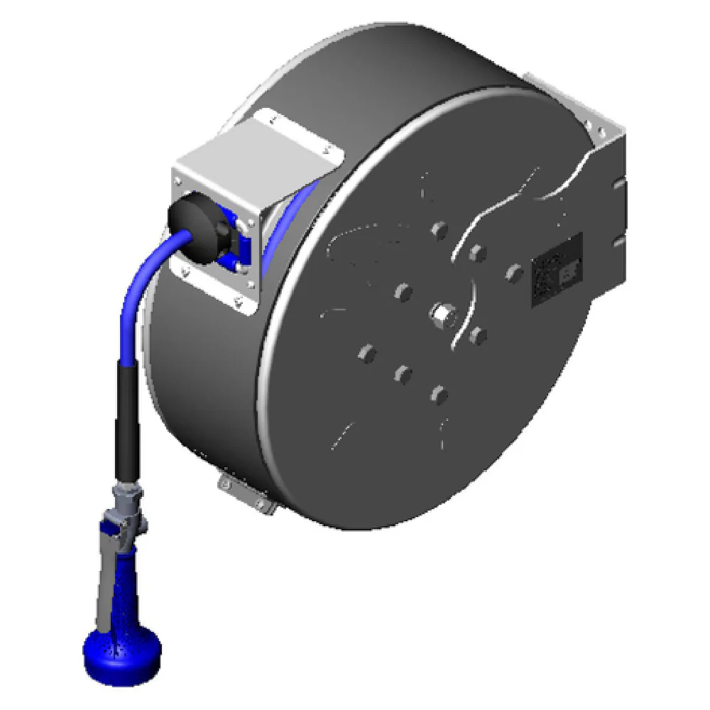 T&S Brass B-7142-C08H Hose Reel System Enclosed 3/8