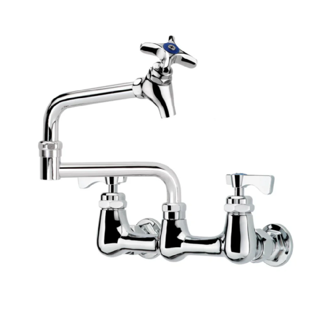 Krowne 16-251L 12 Inch Jointed Spout Pot Filler Faucet Wall Mount Low Lead