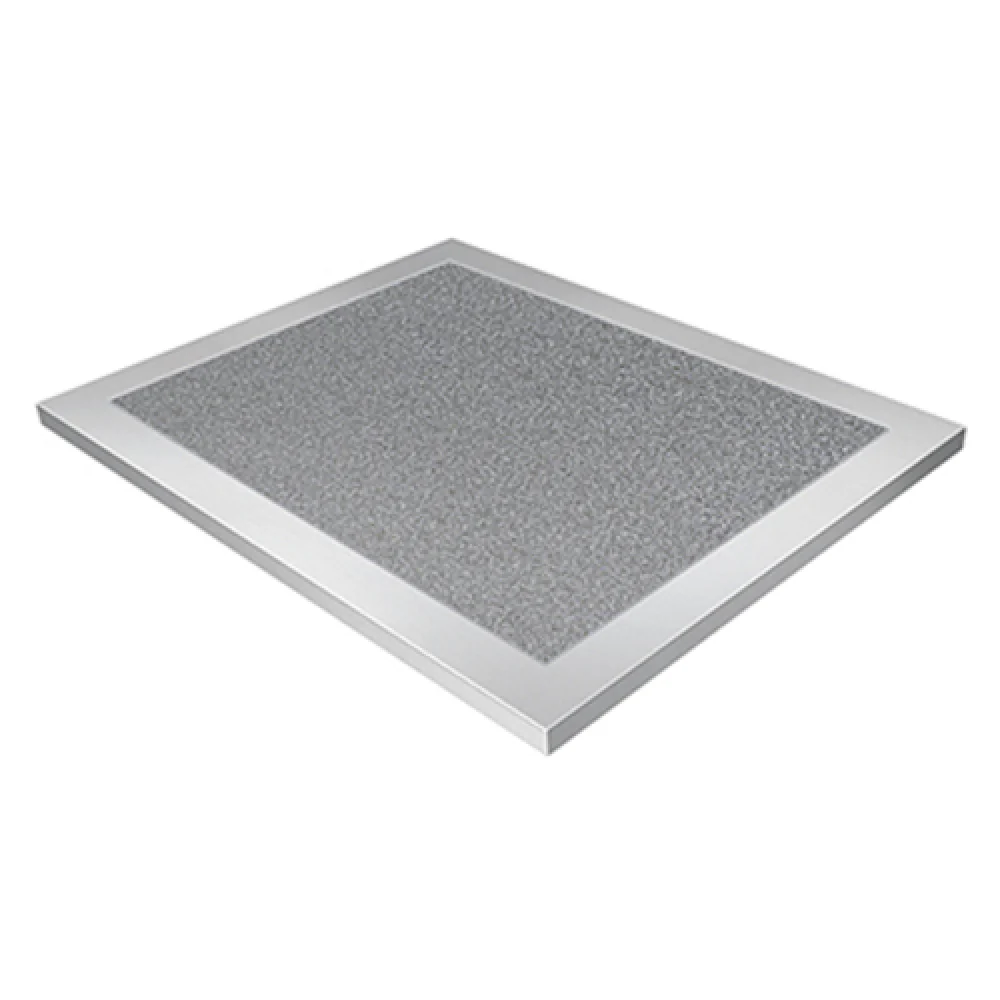 Hatco 2COVFUL-GGRAN 28 Inch Gray Granite 2 Pan Well Cover with Swanstone Inset
