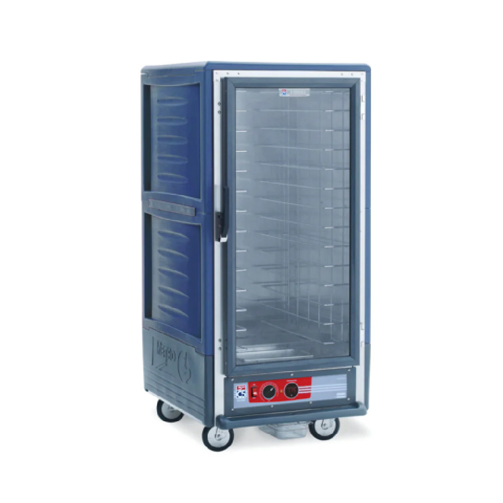 Metro C537-HLFC-4-BUA 27 Inch Mobile Heated Cabinet Insulated with Blue Armour