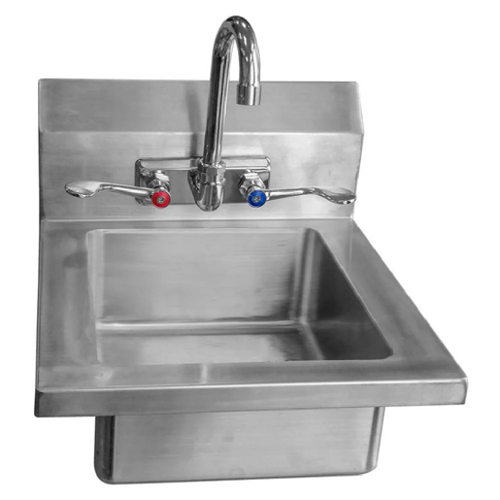 Atosa MRS-HS-14(W) 14 Inch Wall Mount Hand Sink with Faucet Stainless Steel Atosa MRS-HS-14(W) 14 Inch Wall Mount Hand Sink with Faucet Stainless Steel