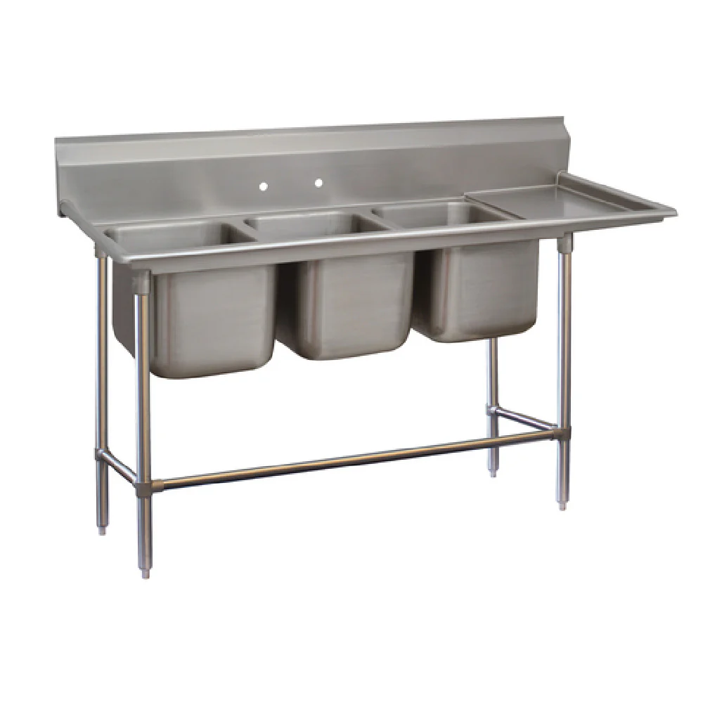 Advance Tabco 94-23-60-24R 96 Inch Regaline Sink With Right-hand Drainboard