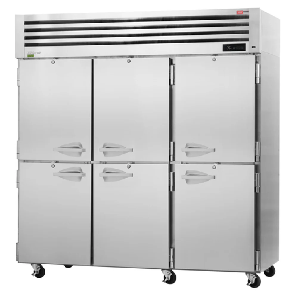Turbo Air PRO-77-6R-N 77 Inch Stainless Steel Reach-in Refrigerator 74.78 cu ft Turbo Air PRO-77-6R-N 77 Inch Stainless Steel Reach-in Refrigerator 74.78 cu ft